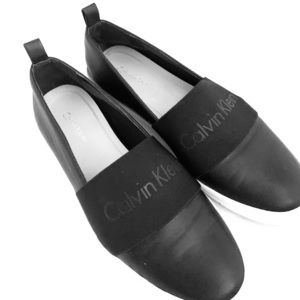 CALVIN KLEIN BLACK LOAFERS